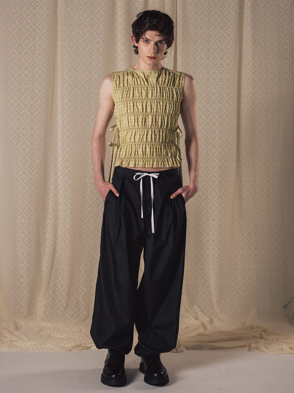 FILMY WIDE STRAIGHT PANTS
