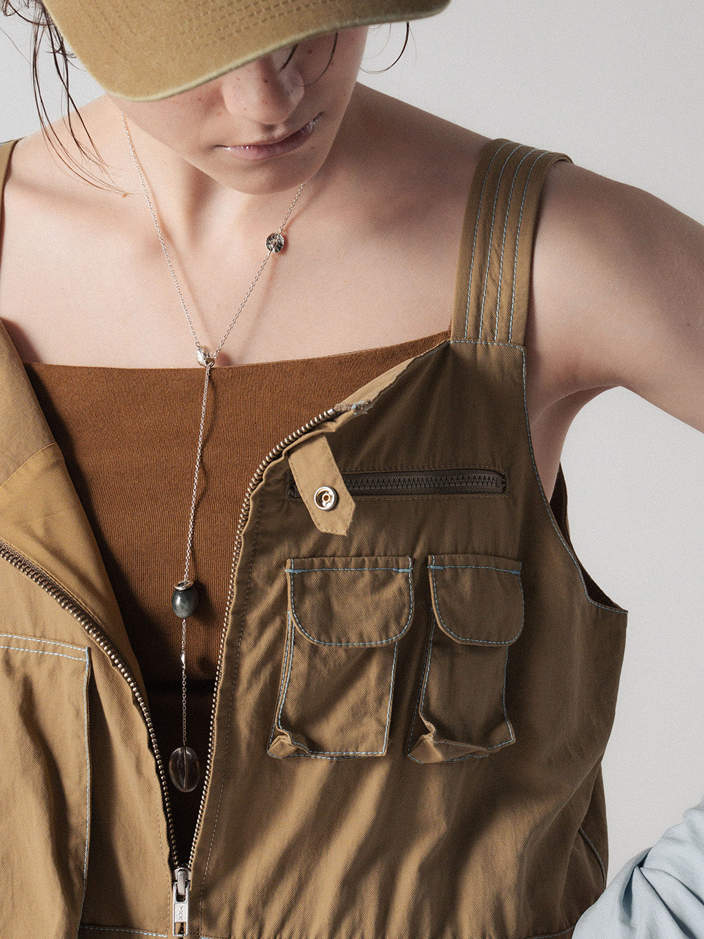 GARDEN QUARTZ LONG NECKLACE