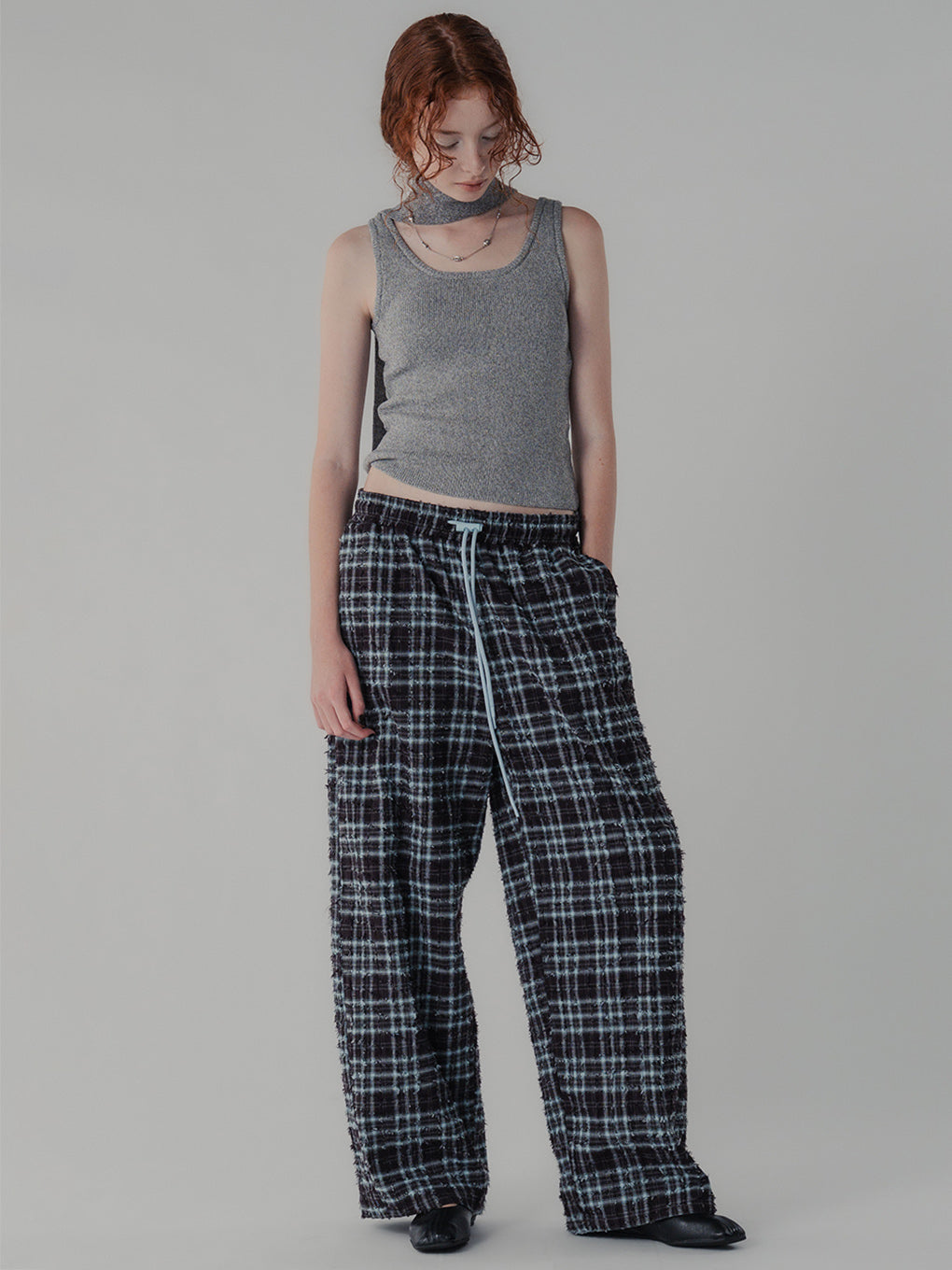 TIE WITH KNIT TANK