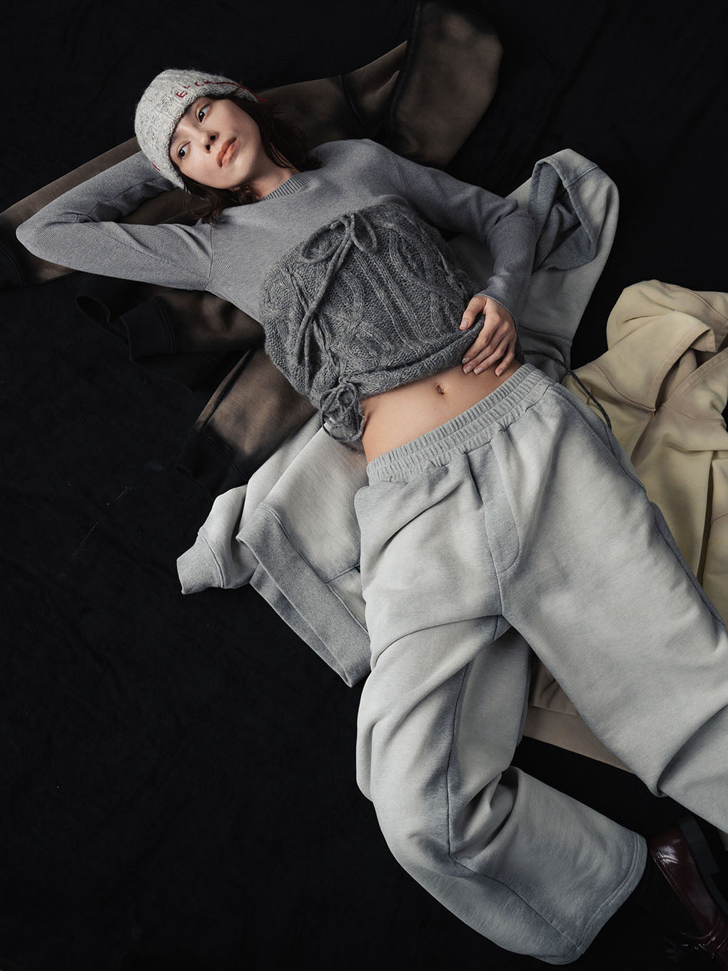 BLEACH DYE SWEAT PANTS