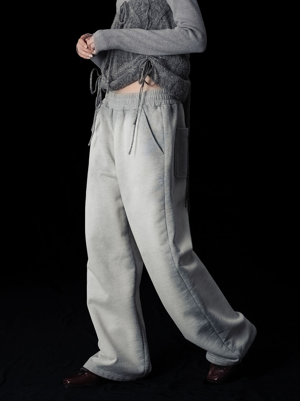 BLEACH DYE SWEAT PANTS