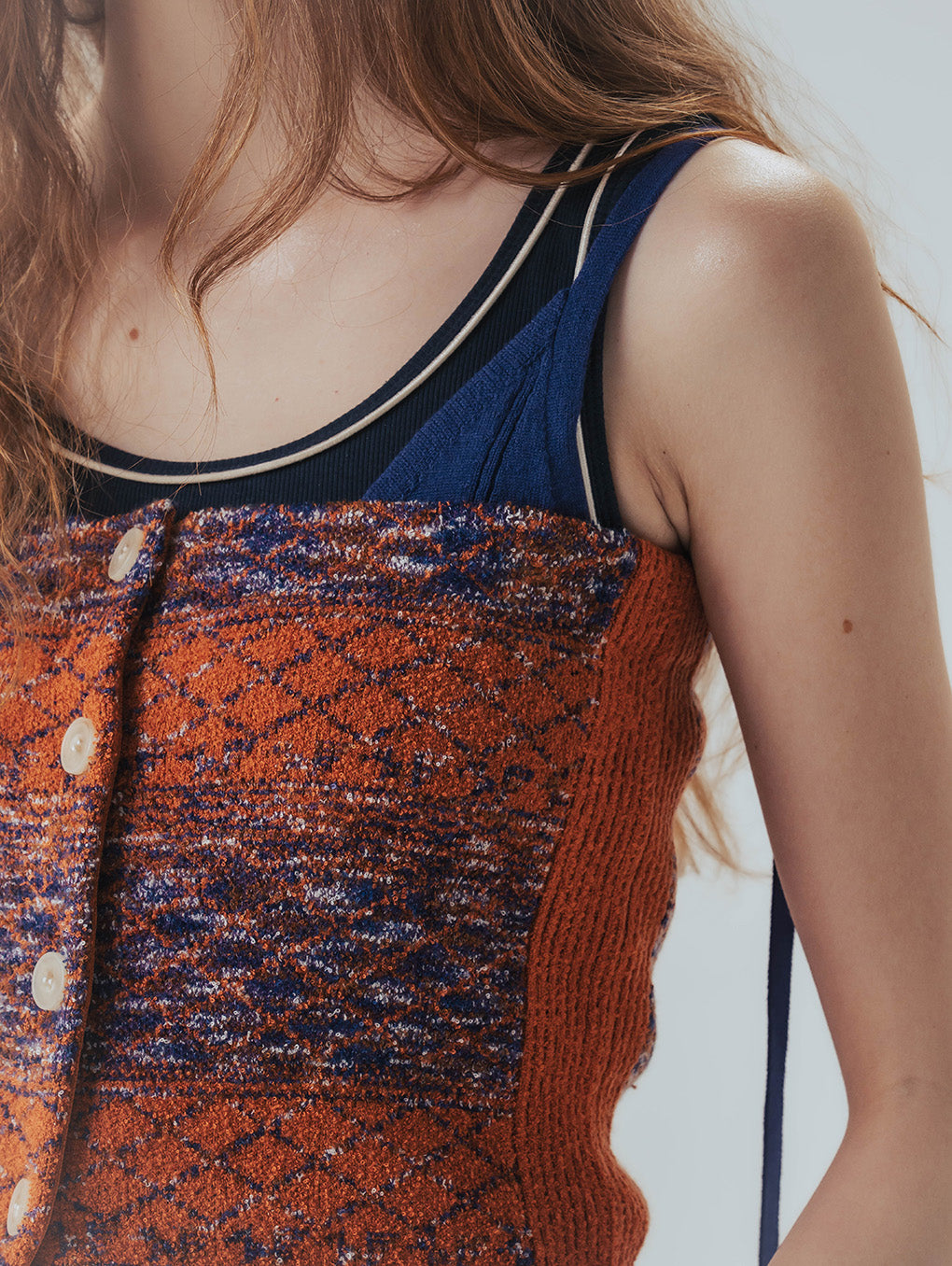GEOMETRIC KNIT CORSET