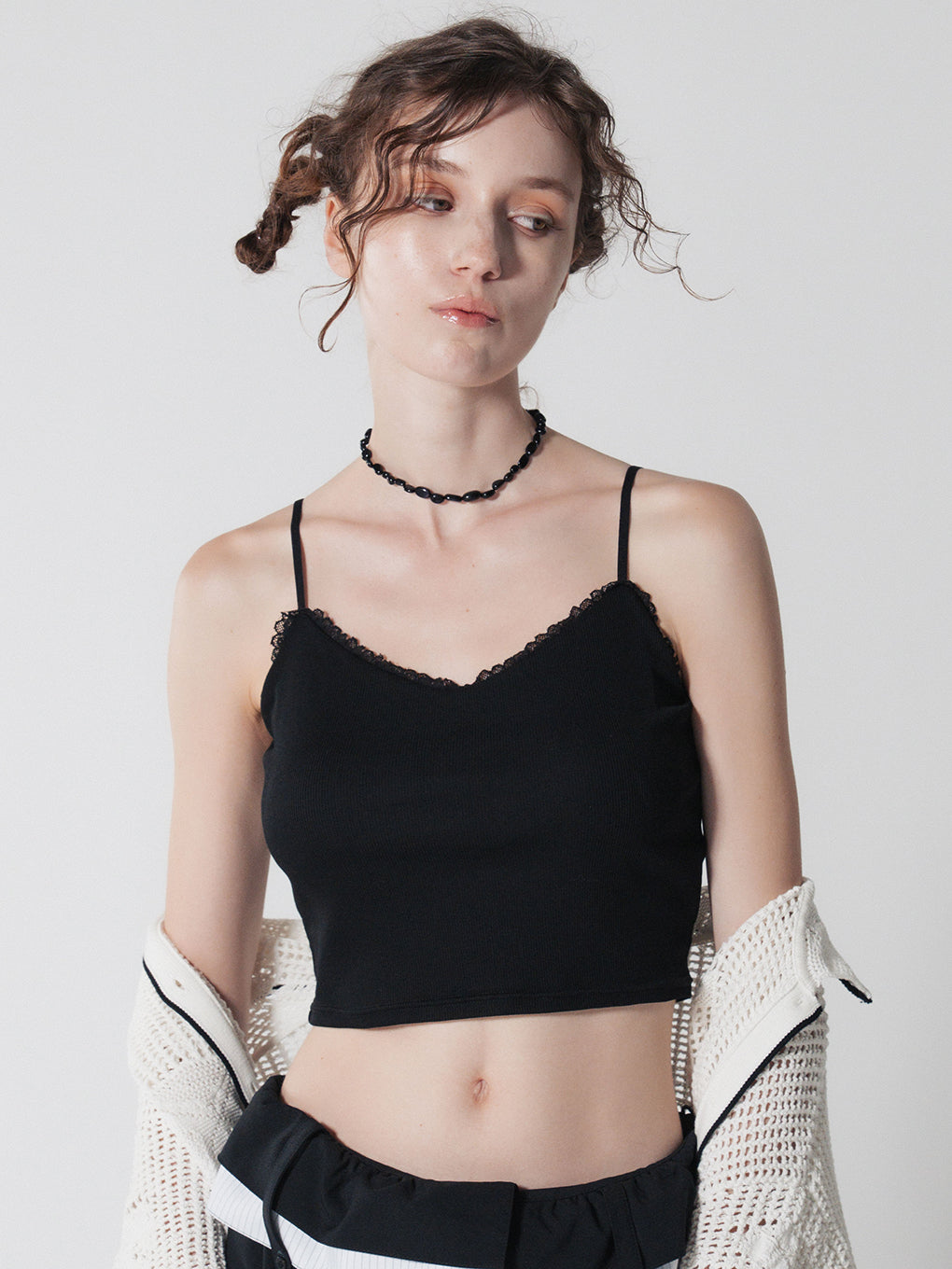 LACE TRIM BRA TOP