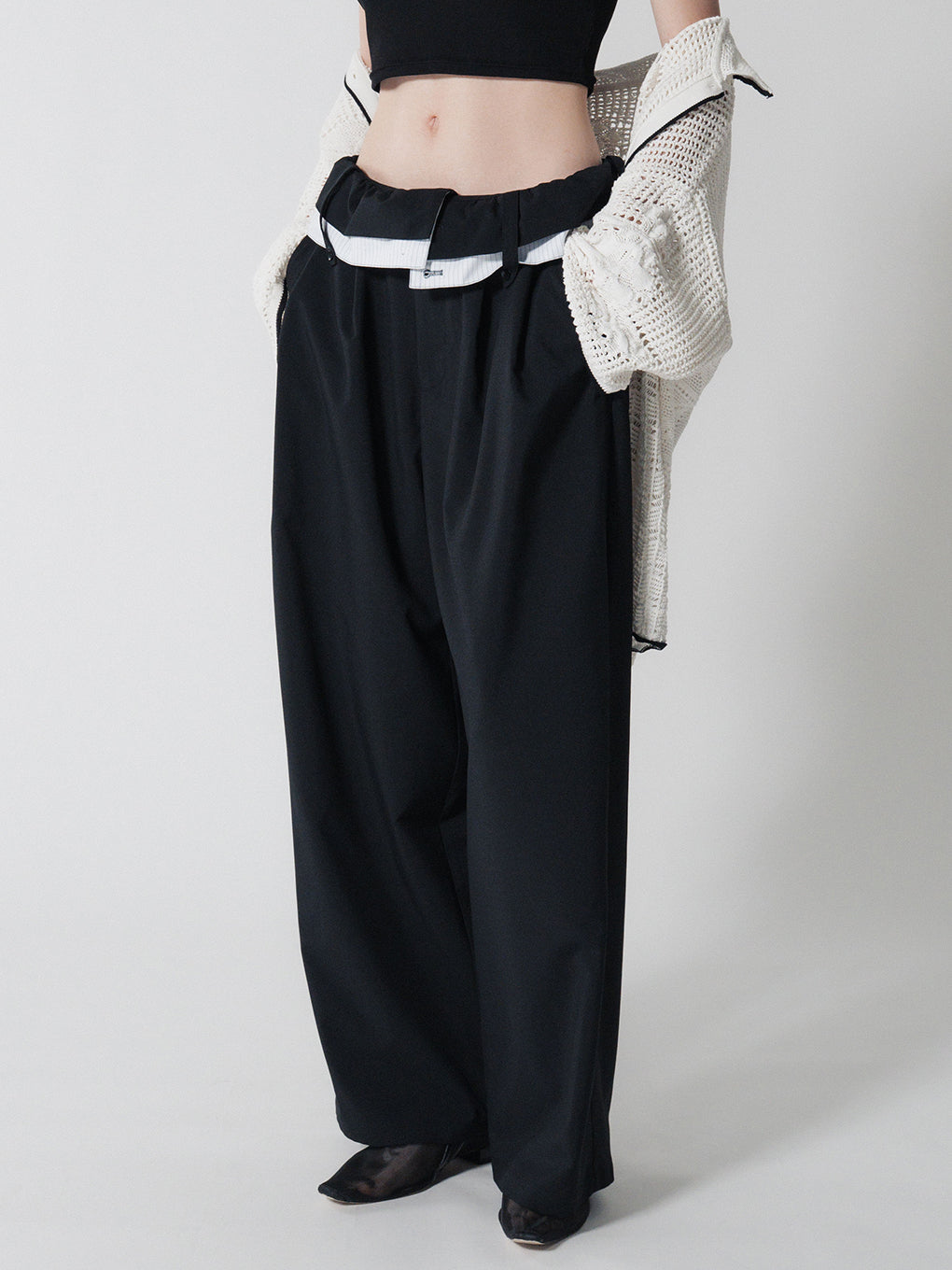 TURN BACK WAIST PANTS
