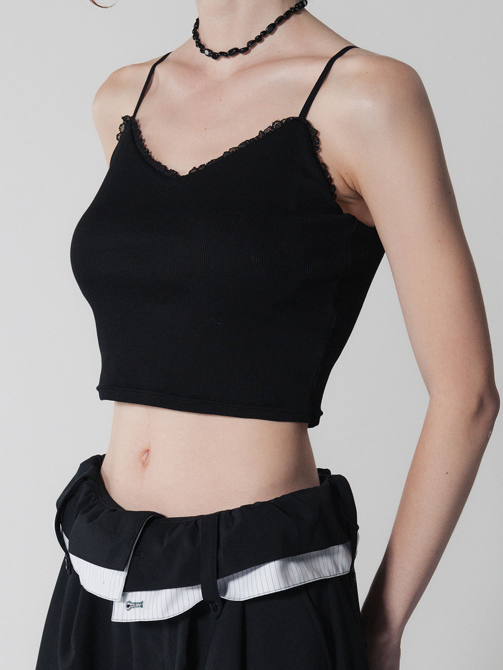 LACE TRIM BRA TOP
