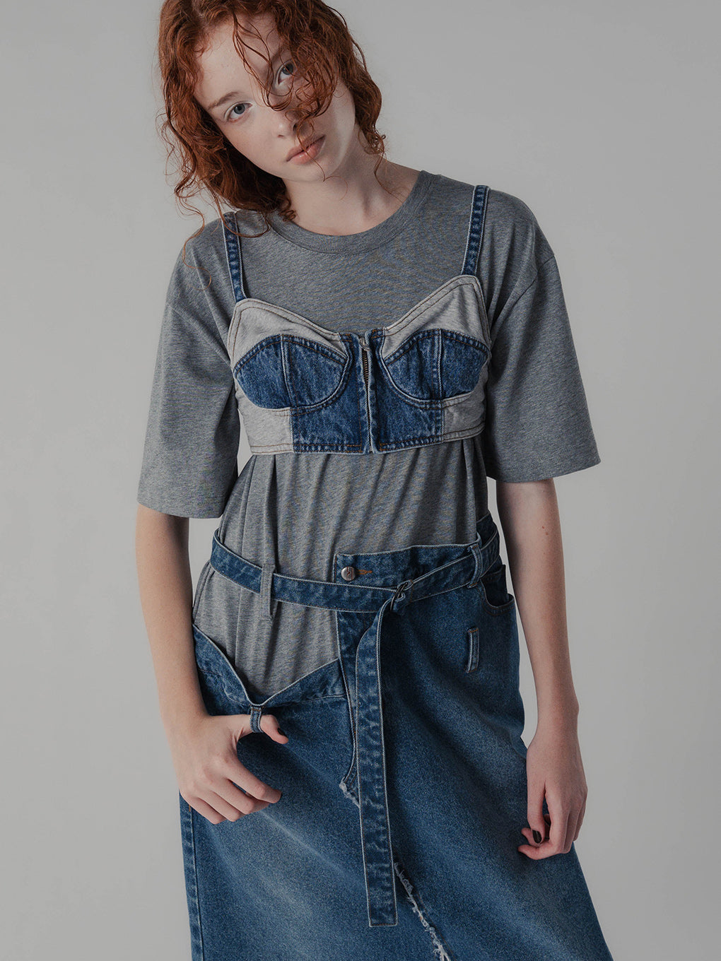 FRENCHTERRY DENIM OP