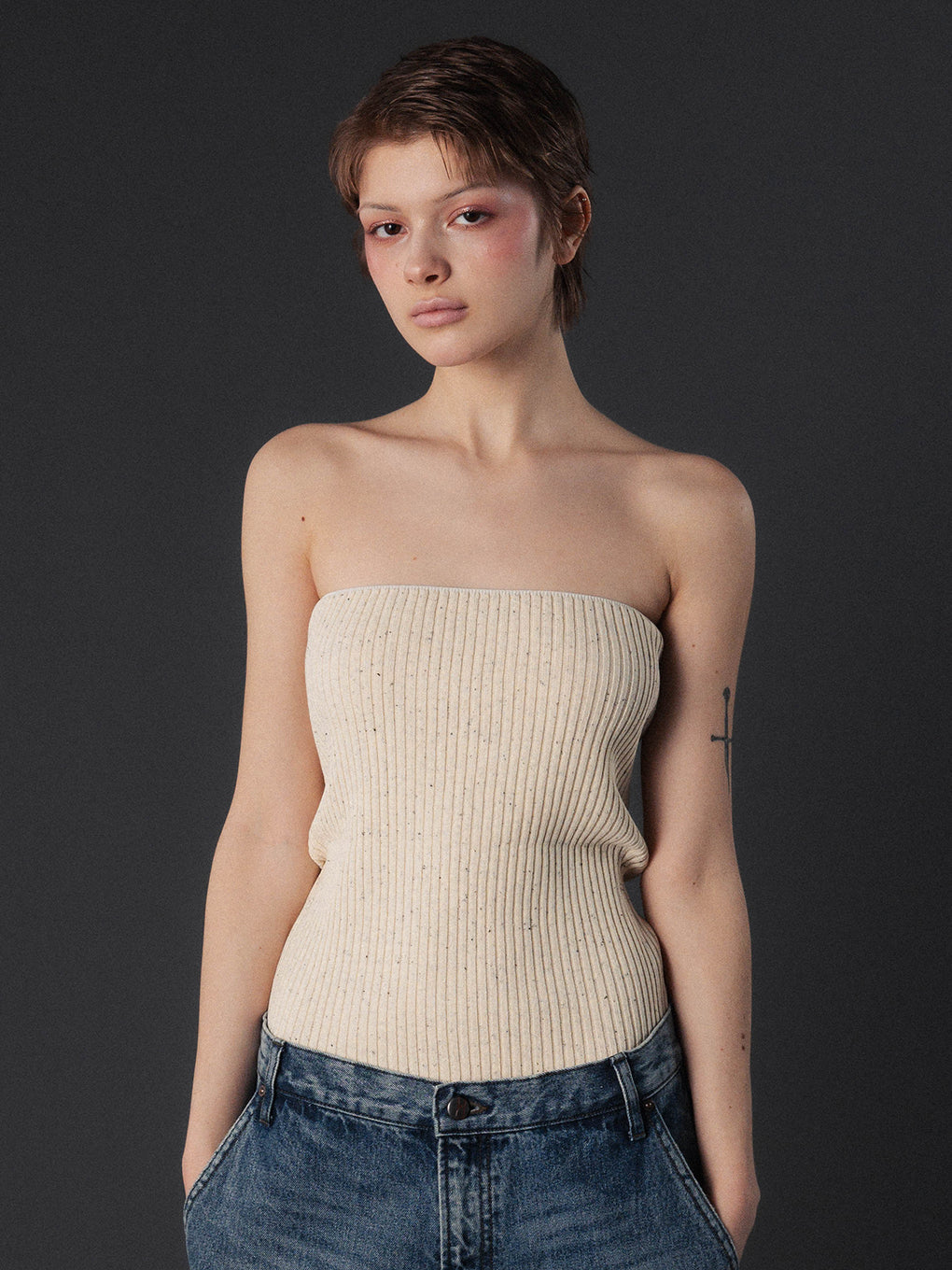 NEP KNIT TUBE TOP