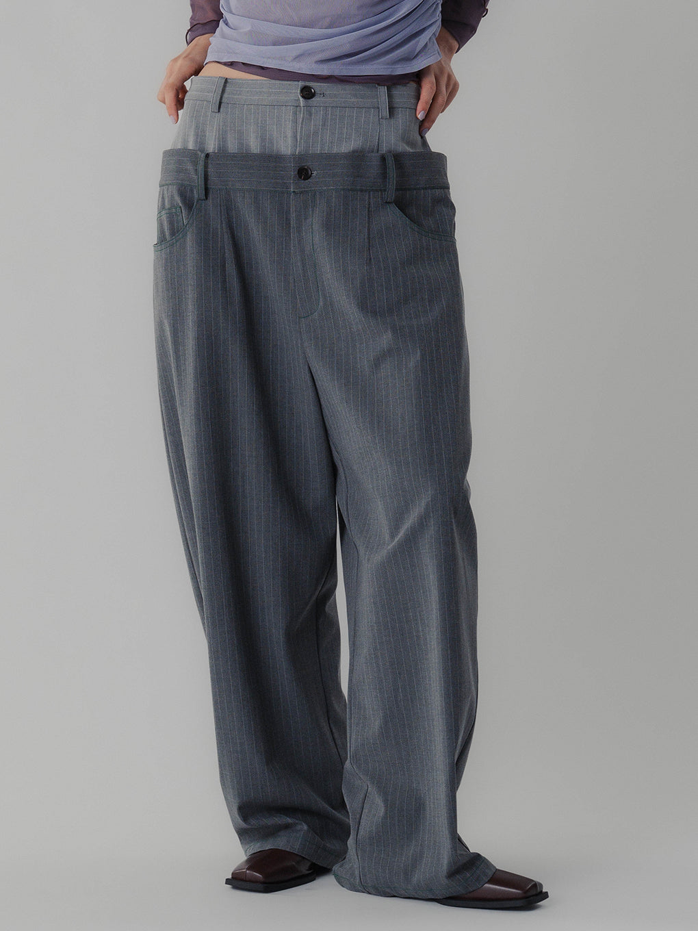 DOUBLE LOW WAIST PANTS