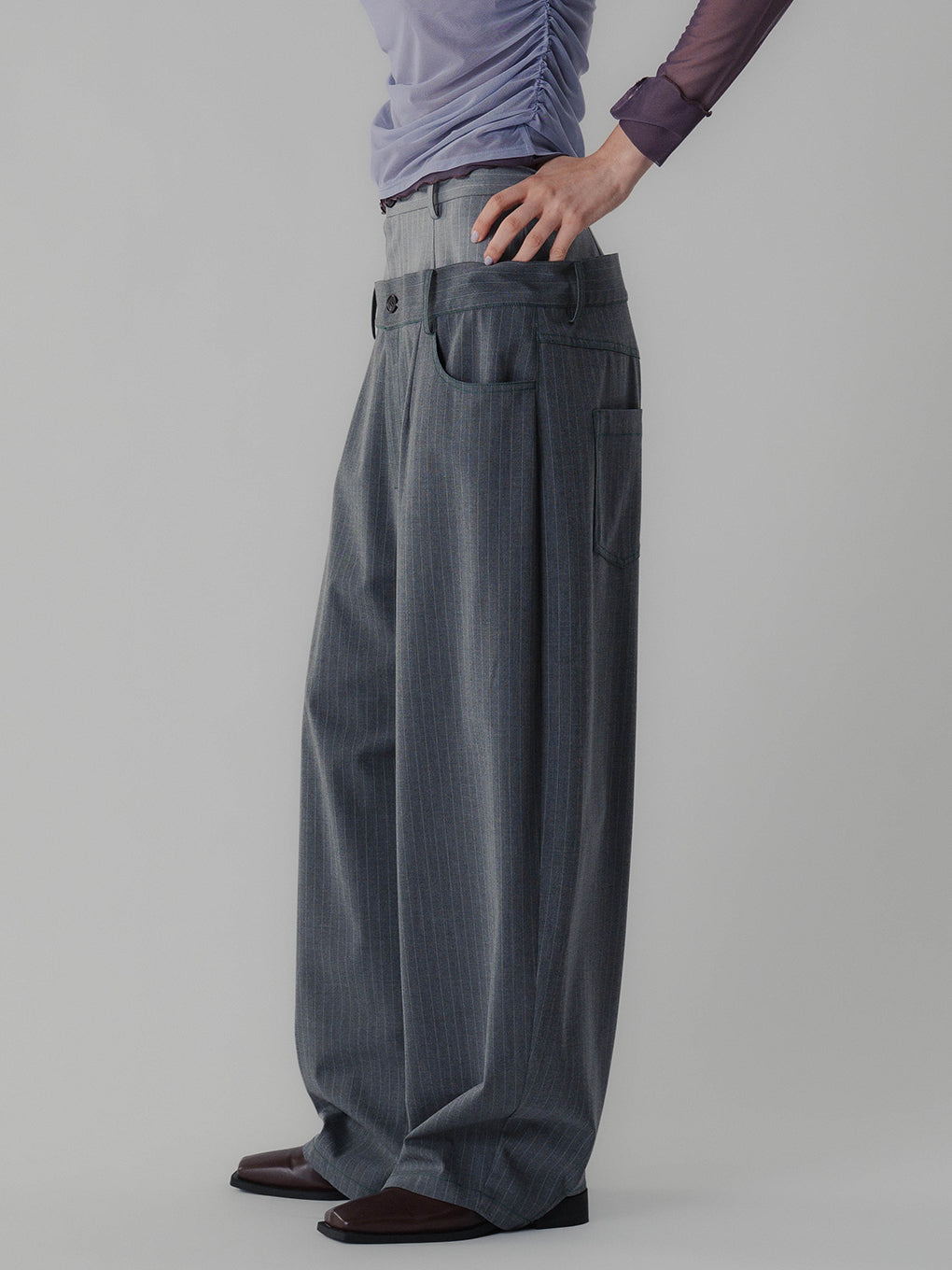 DOUBLE LOW WAIST PANTS