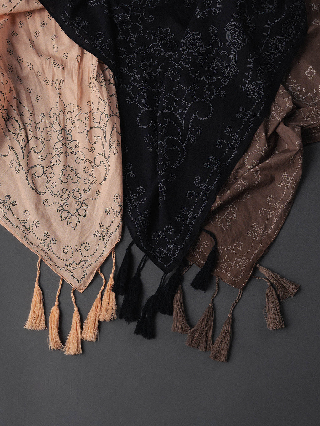 PAGE2026 #3 TASSEL BANDANNA