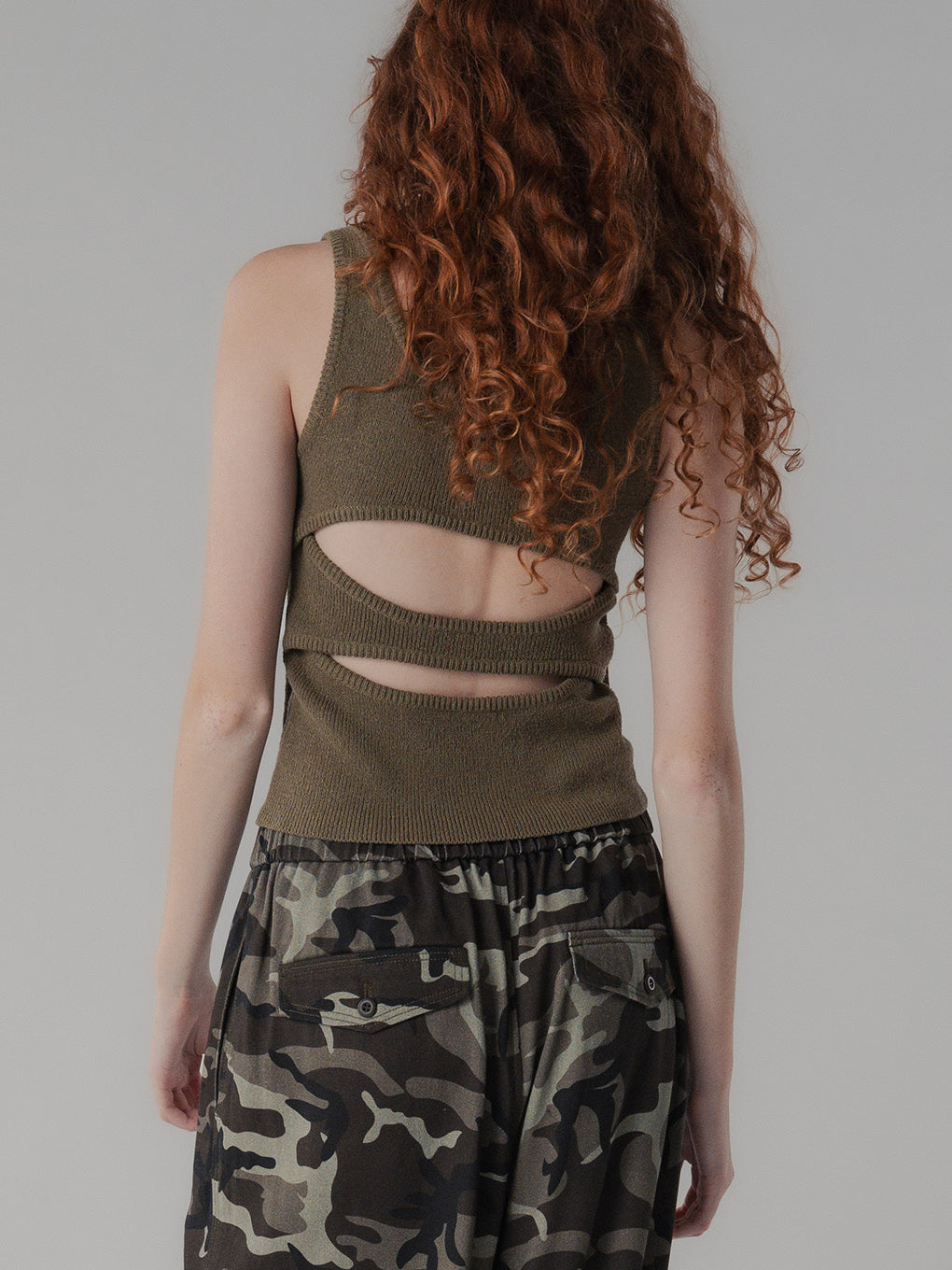 TIE WITH KNIT TANK