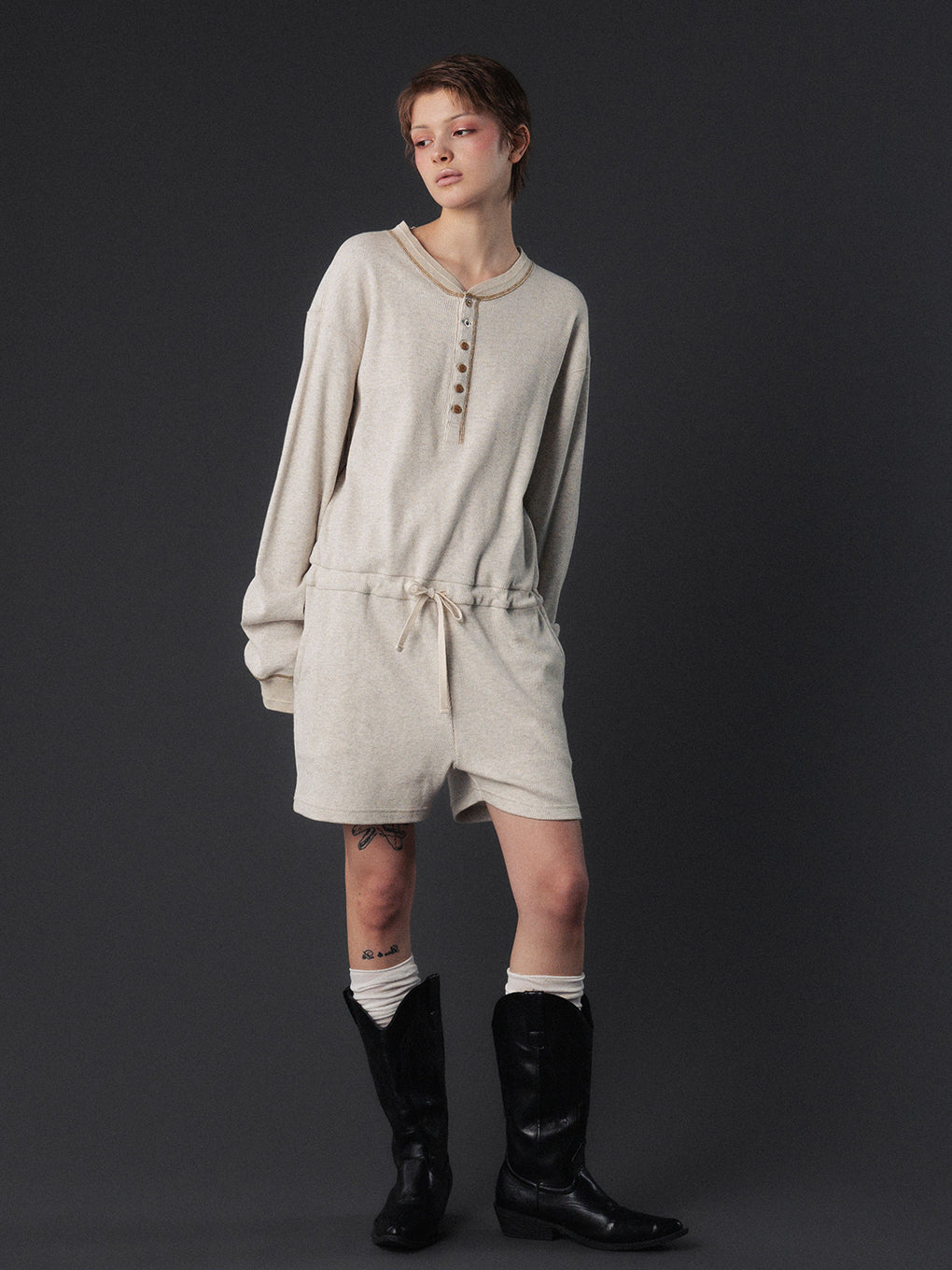 FAITH HENLEY NECK ROMPERS