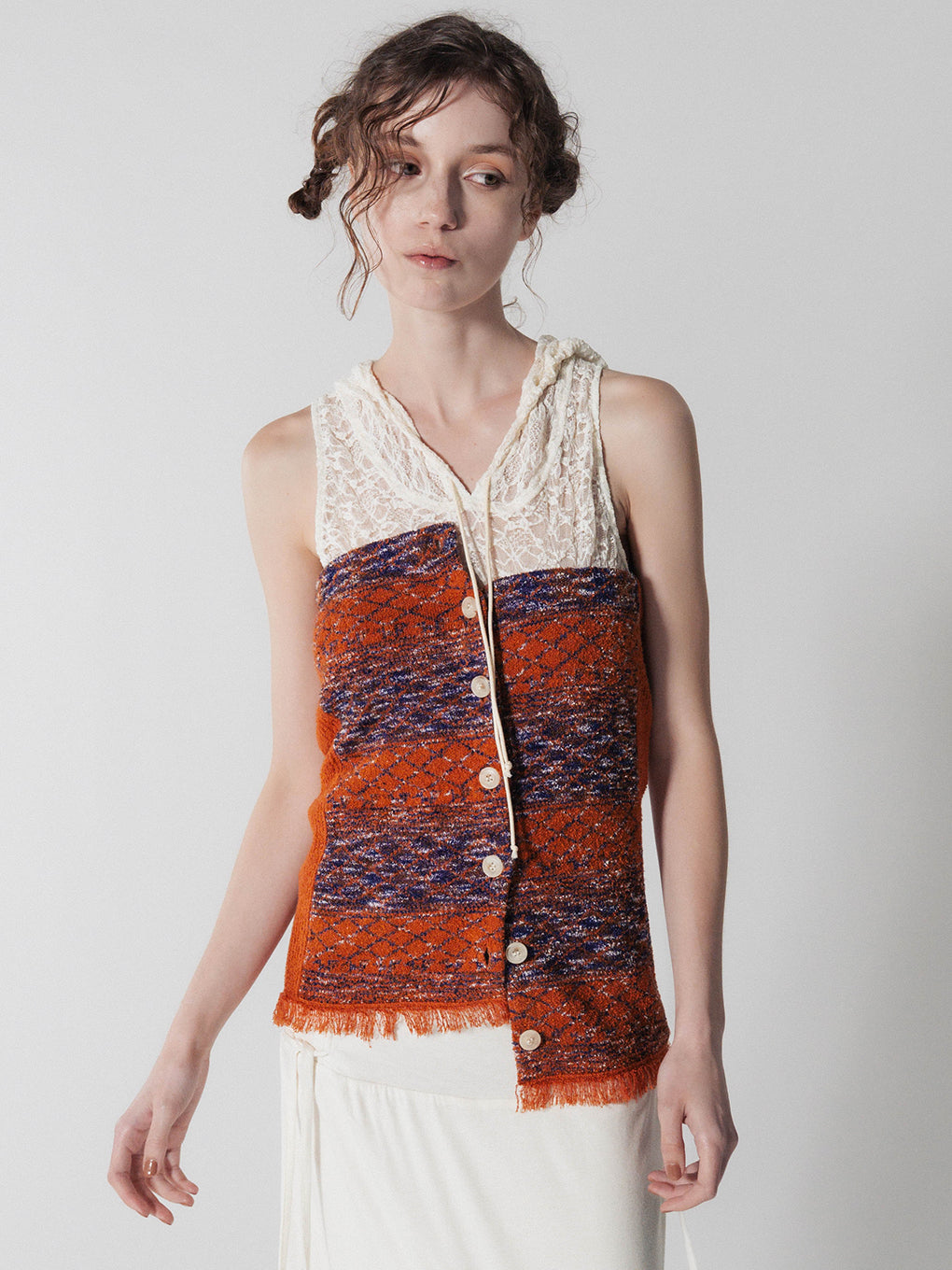 GEOMETRIC KNIT CORSET