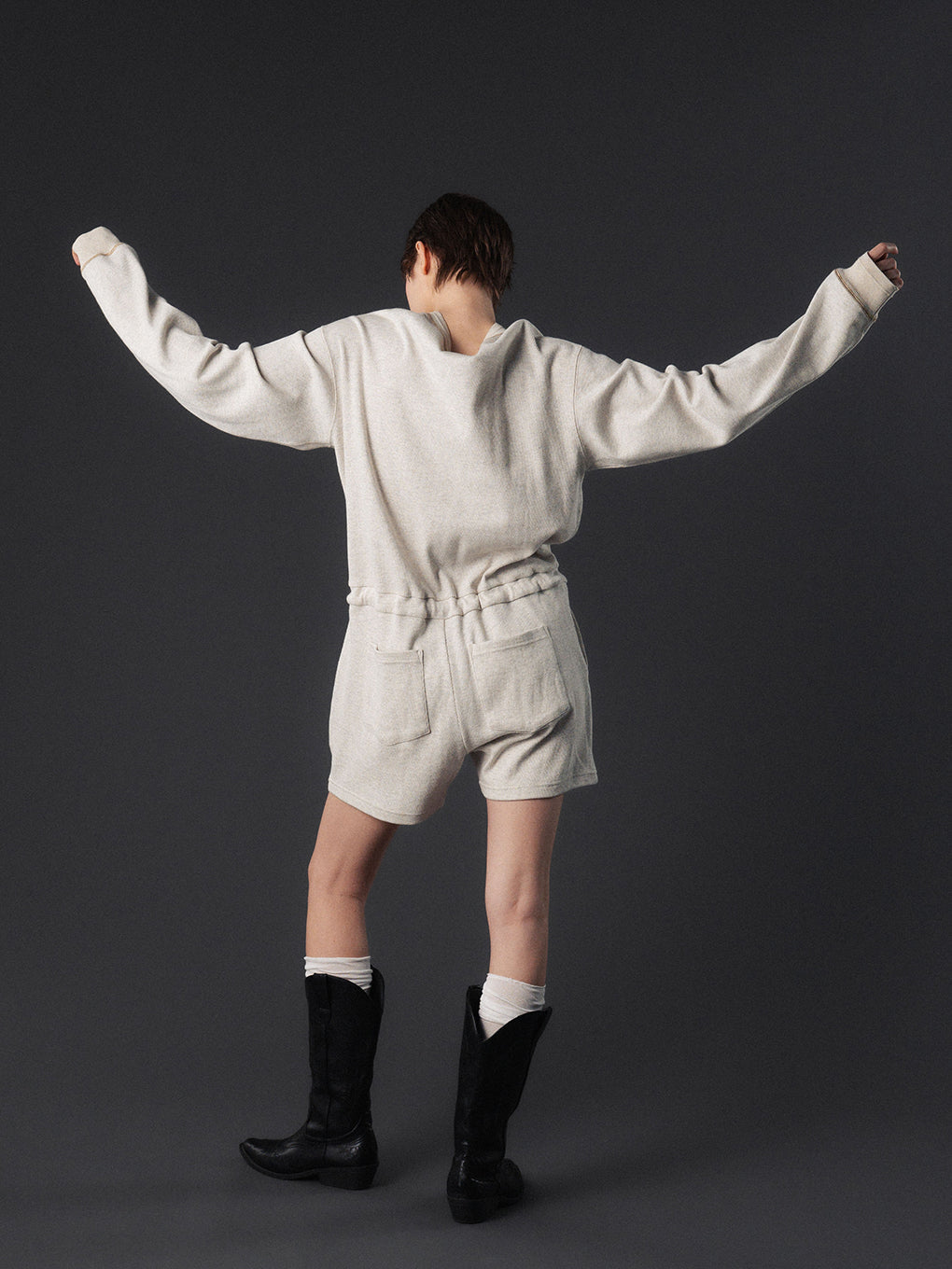 ELCHELE(エルチェレ) FAITH HENLEY NECK ROMPERS FAITH HENLEY NECK ROMPERS