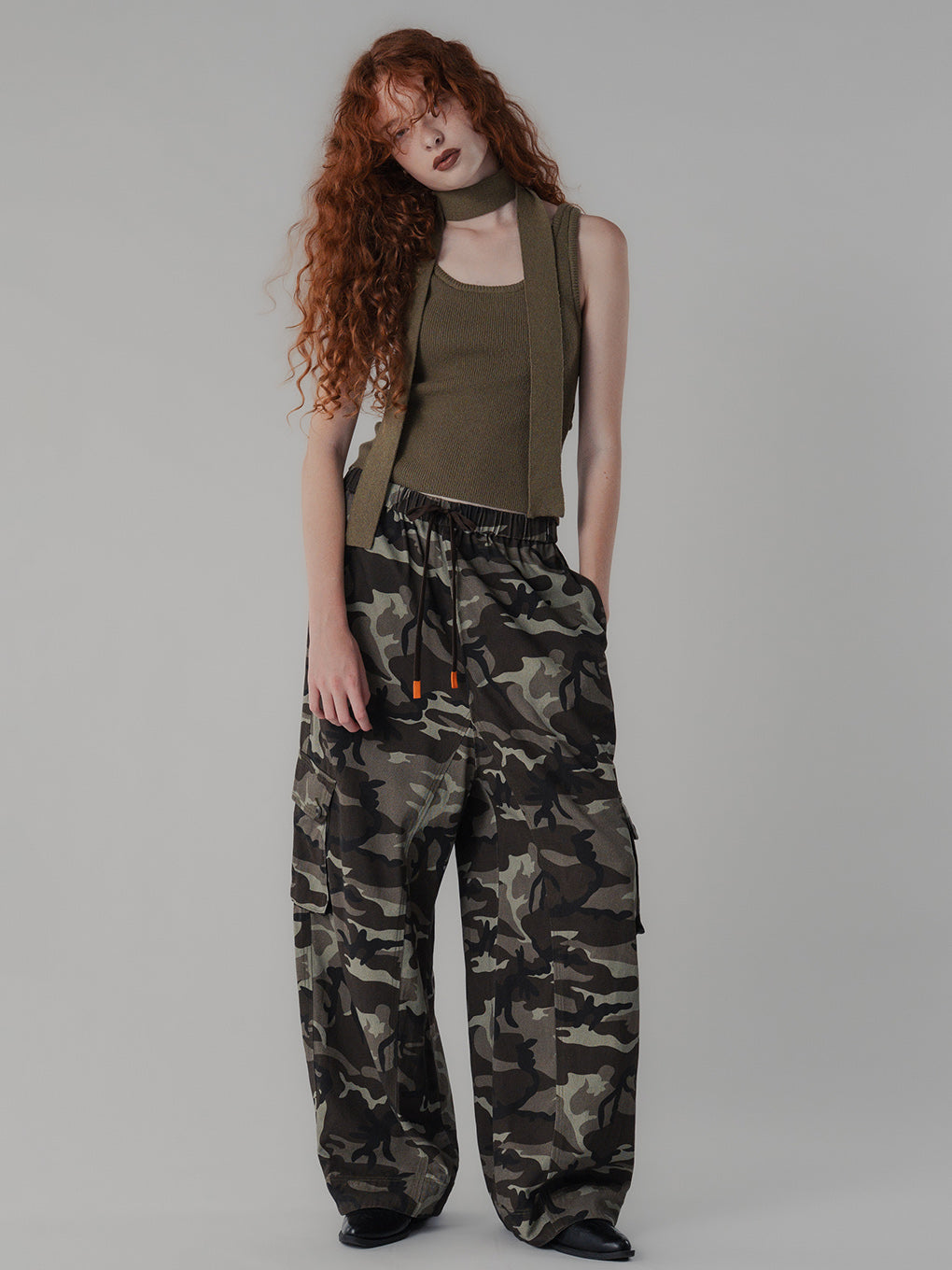 TIE WITH KNIT TANK