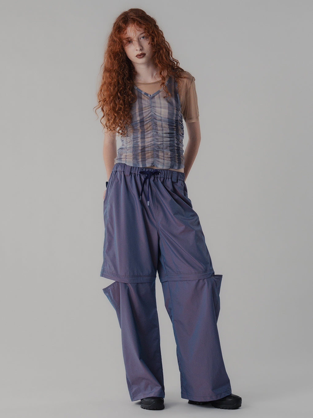FILMY SHIRRING TOP