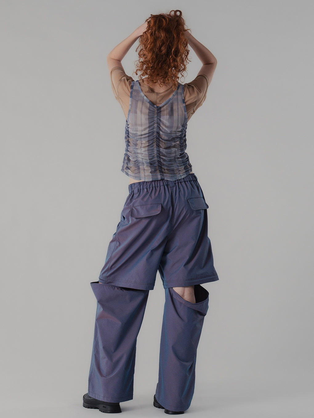 FILMY SHIRRING TOP