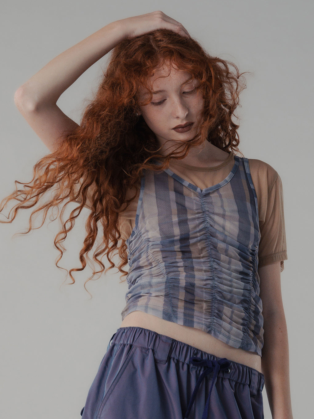 FILMY SHIRRING TOP