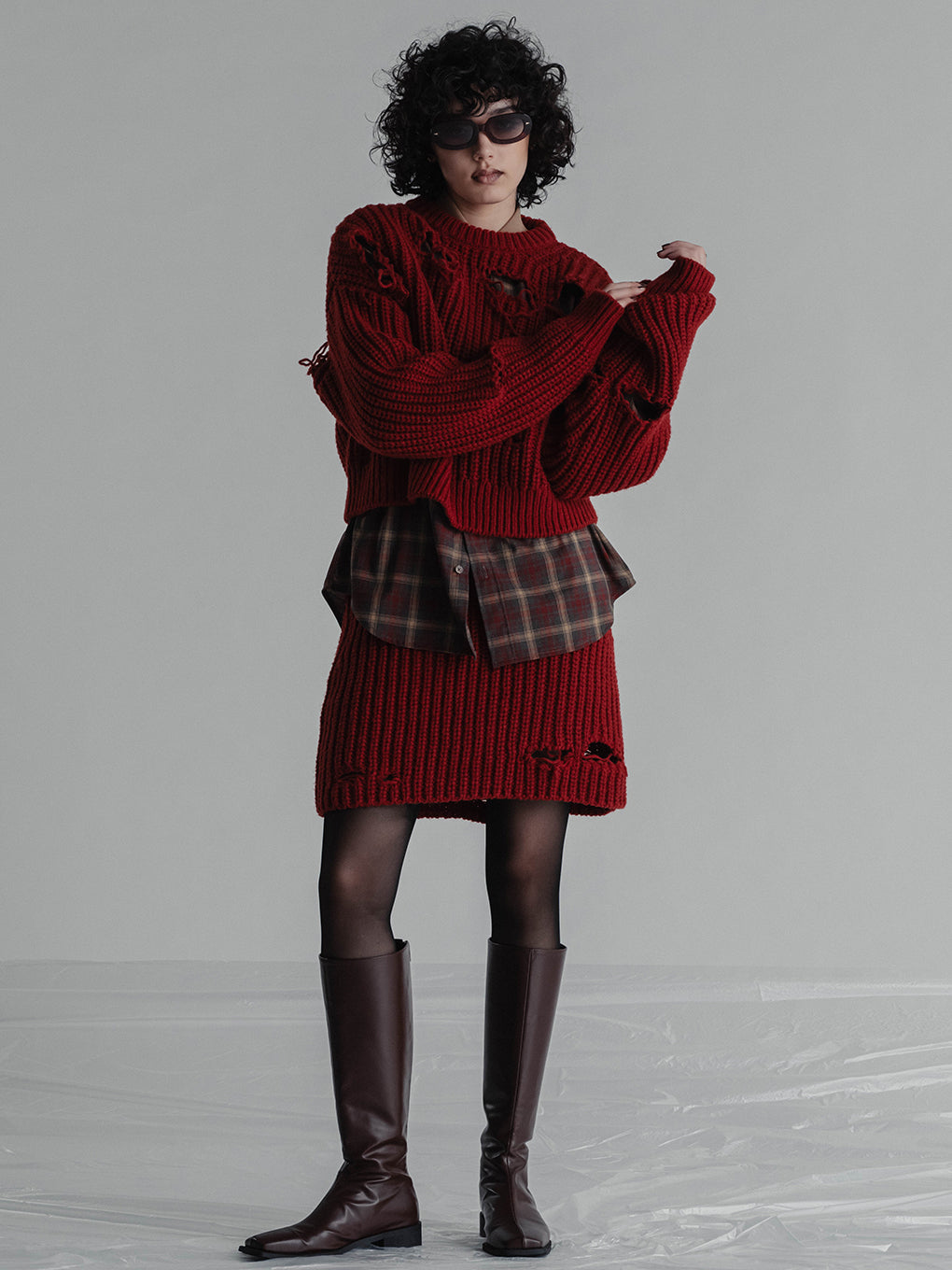 BOROBORO KNIT PULLOVER