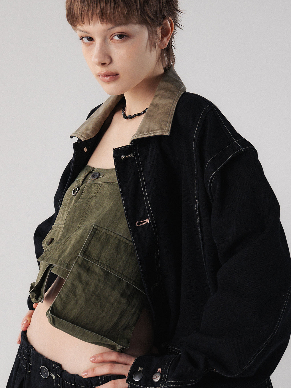 PIGMENT DYE UTILITY APRON