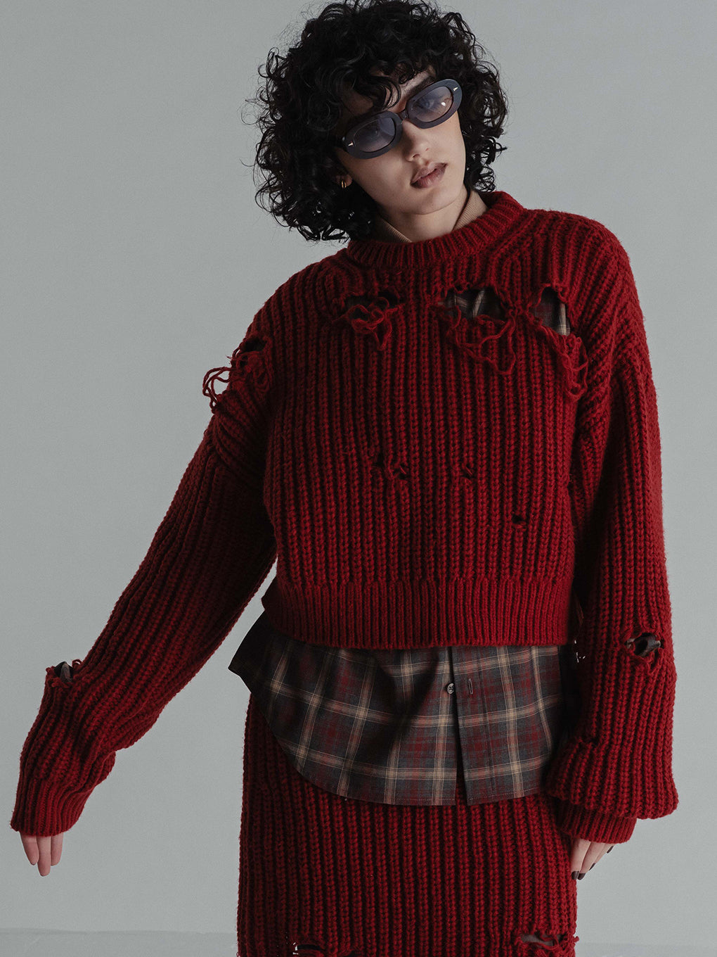 BOROBORO KNIT PULLOVER