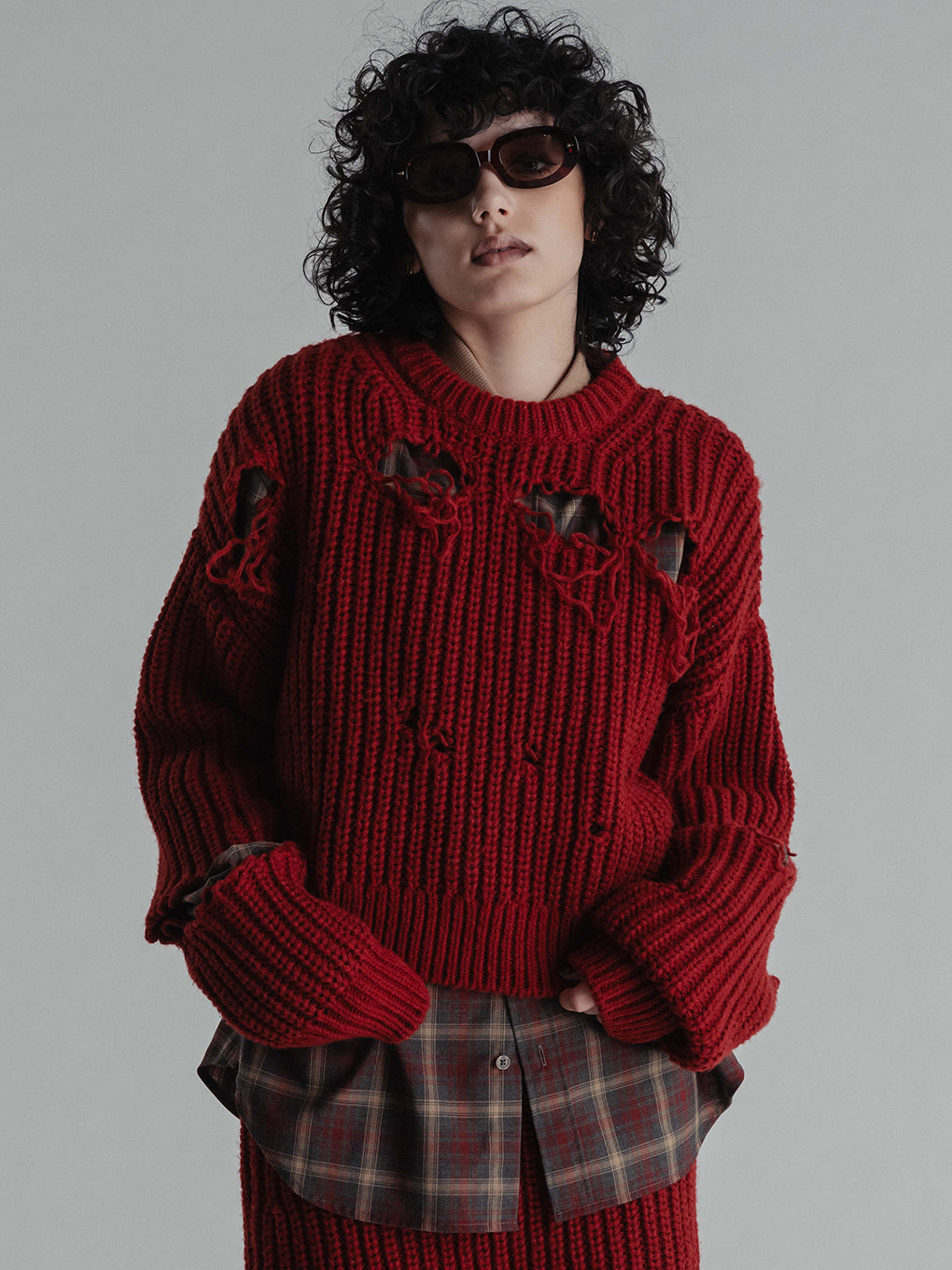 BOROBORO KNIT PULLOVER