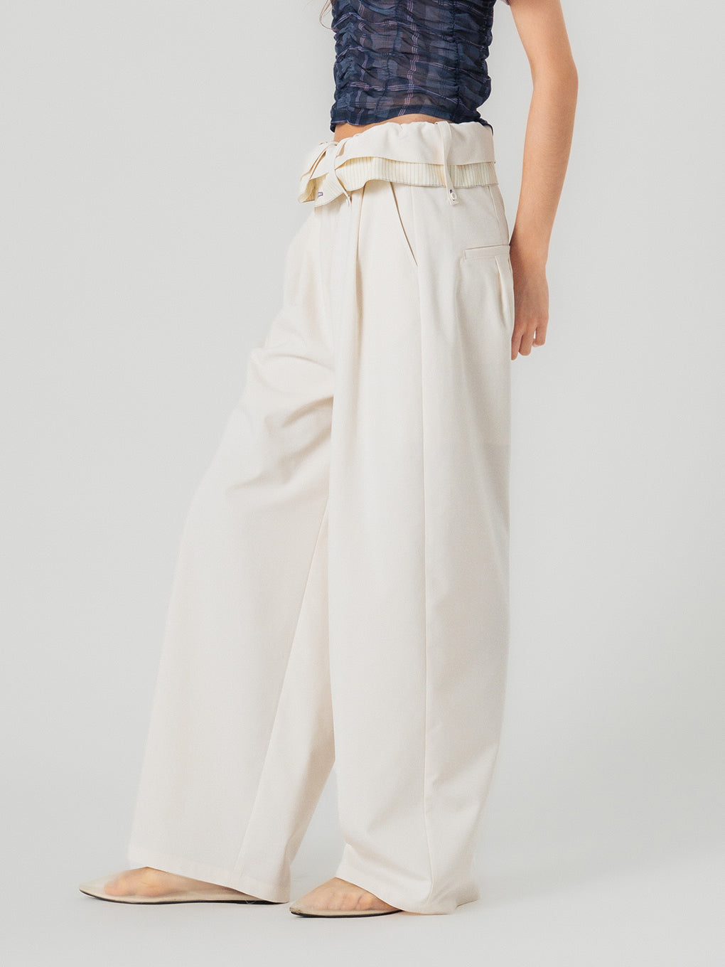 TURN BACK WAIST PANTS