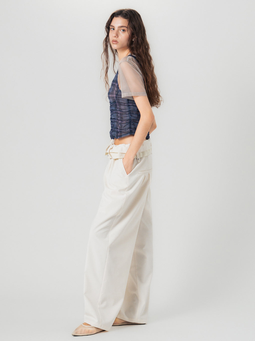 TURN BACK WAIST PANTS