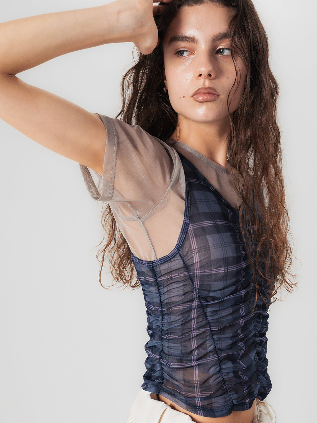 FILMY SHIRRING TOP