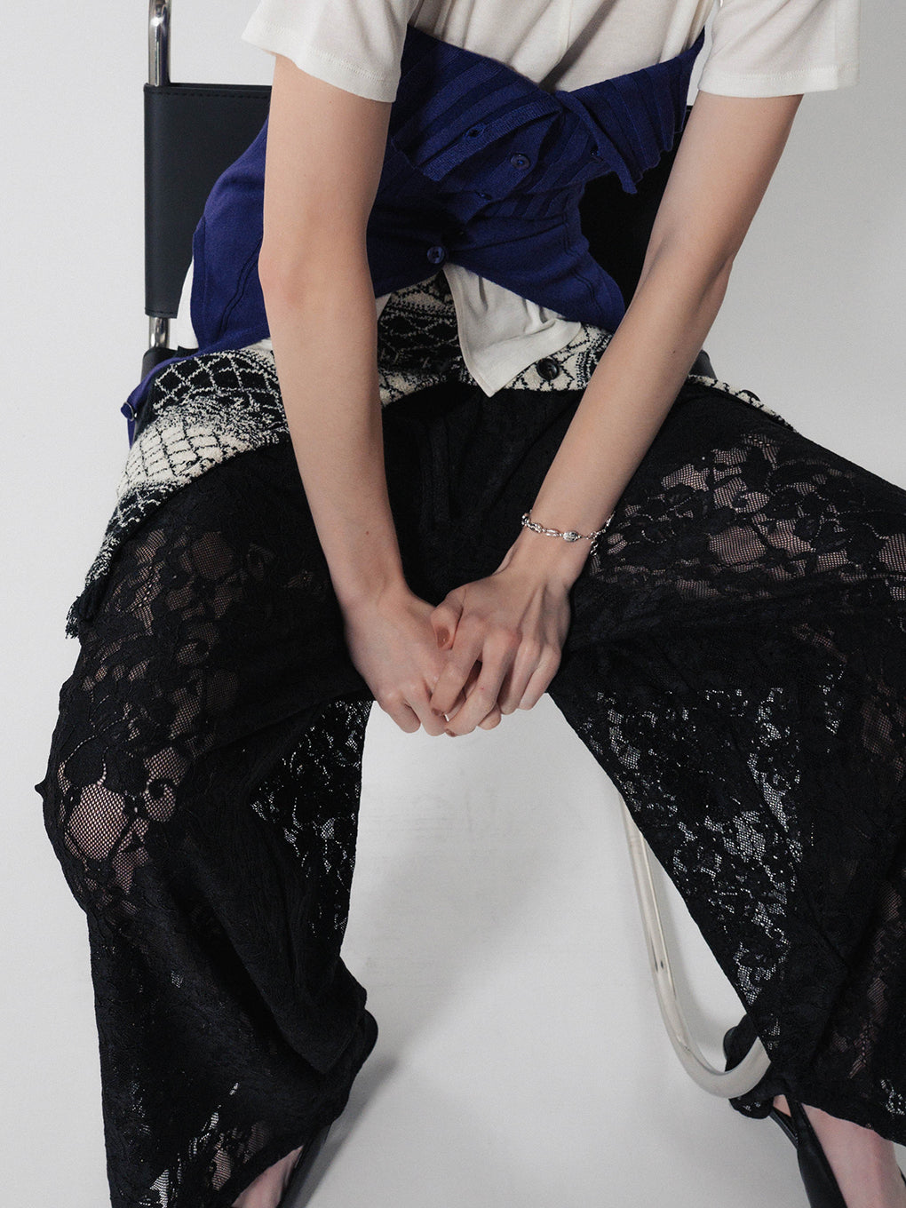 LACE WIDE PANTS