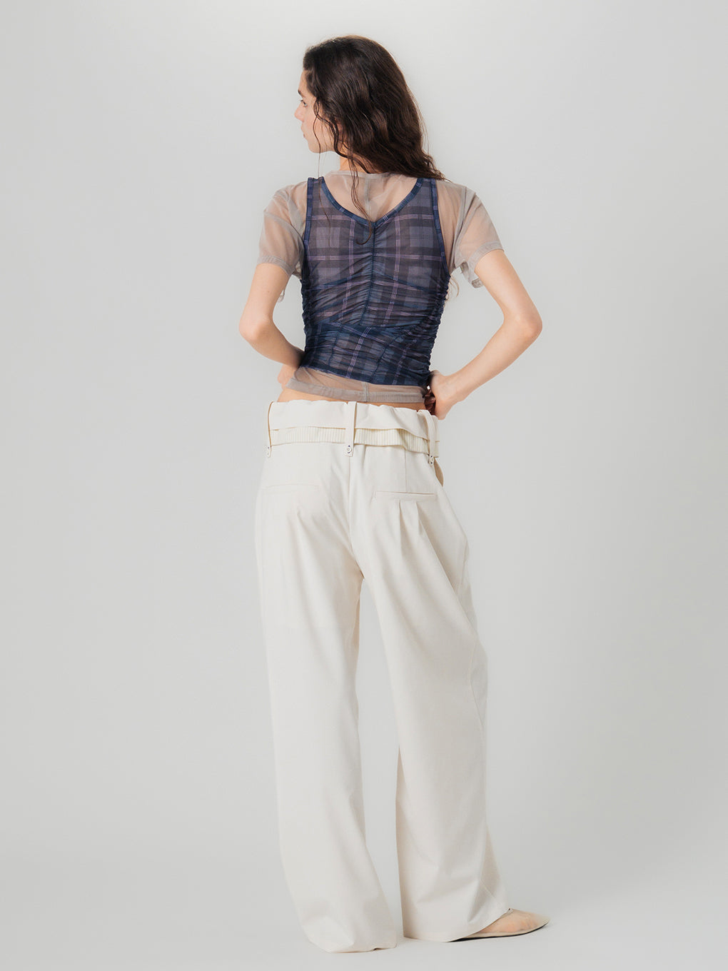 FILMY SHIRRING TOP