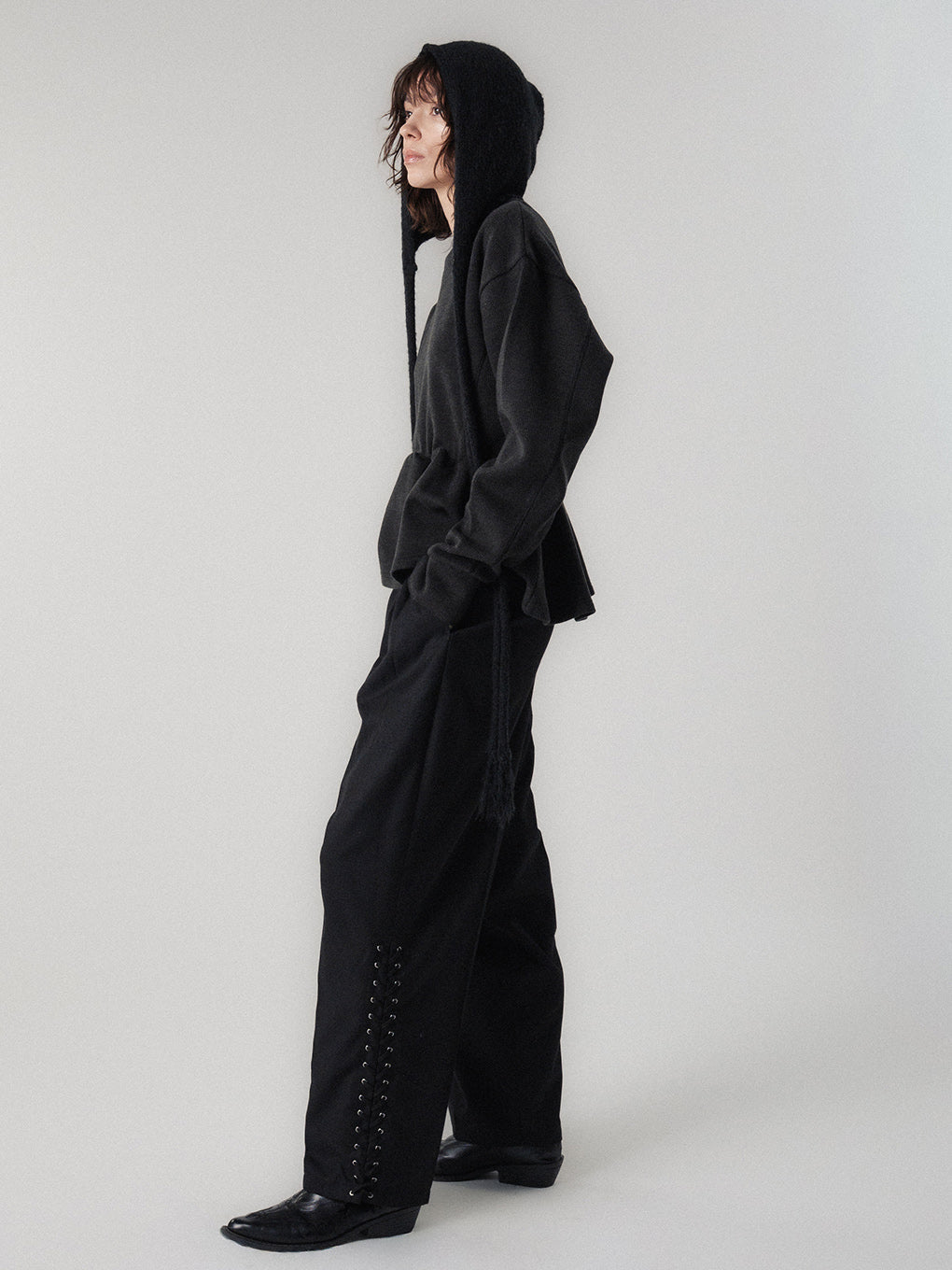 LACE UP BARREL PANTS