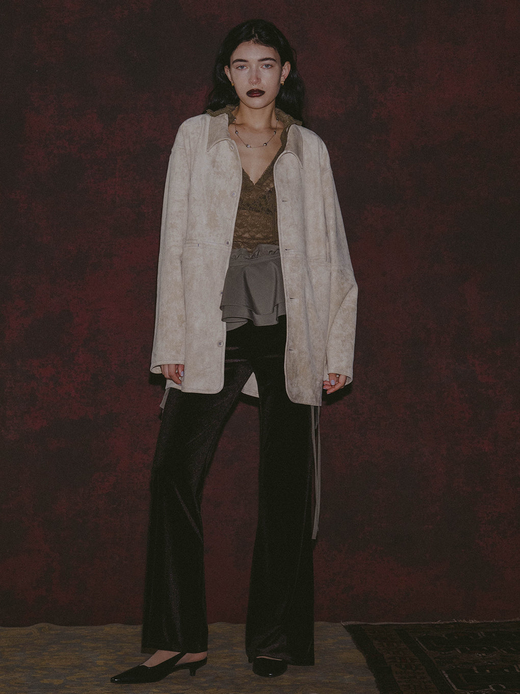 #2 SYNTHETIC SUEDE SHIRT