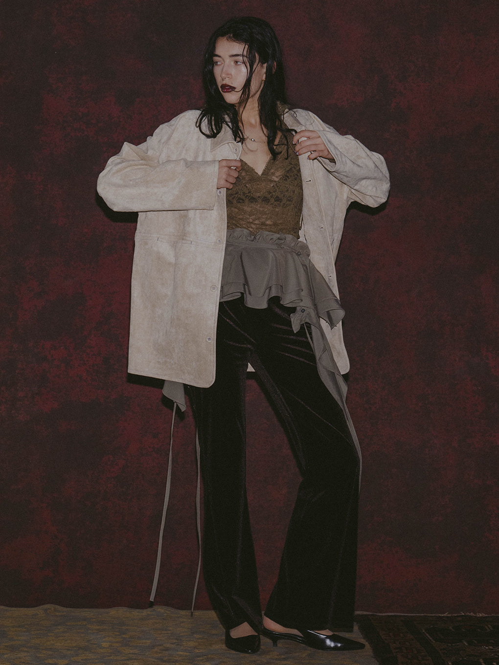 #2 SYNTHETIC SUEDE SHIRT