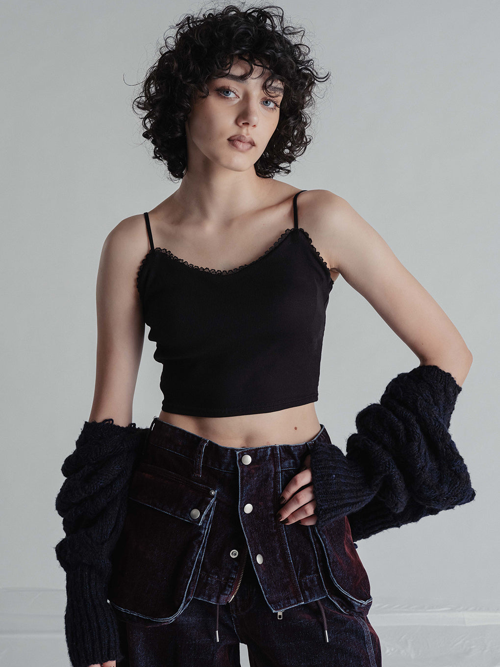 LACE TRIM BRA TOP