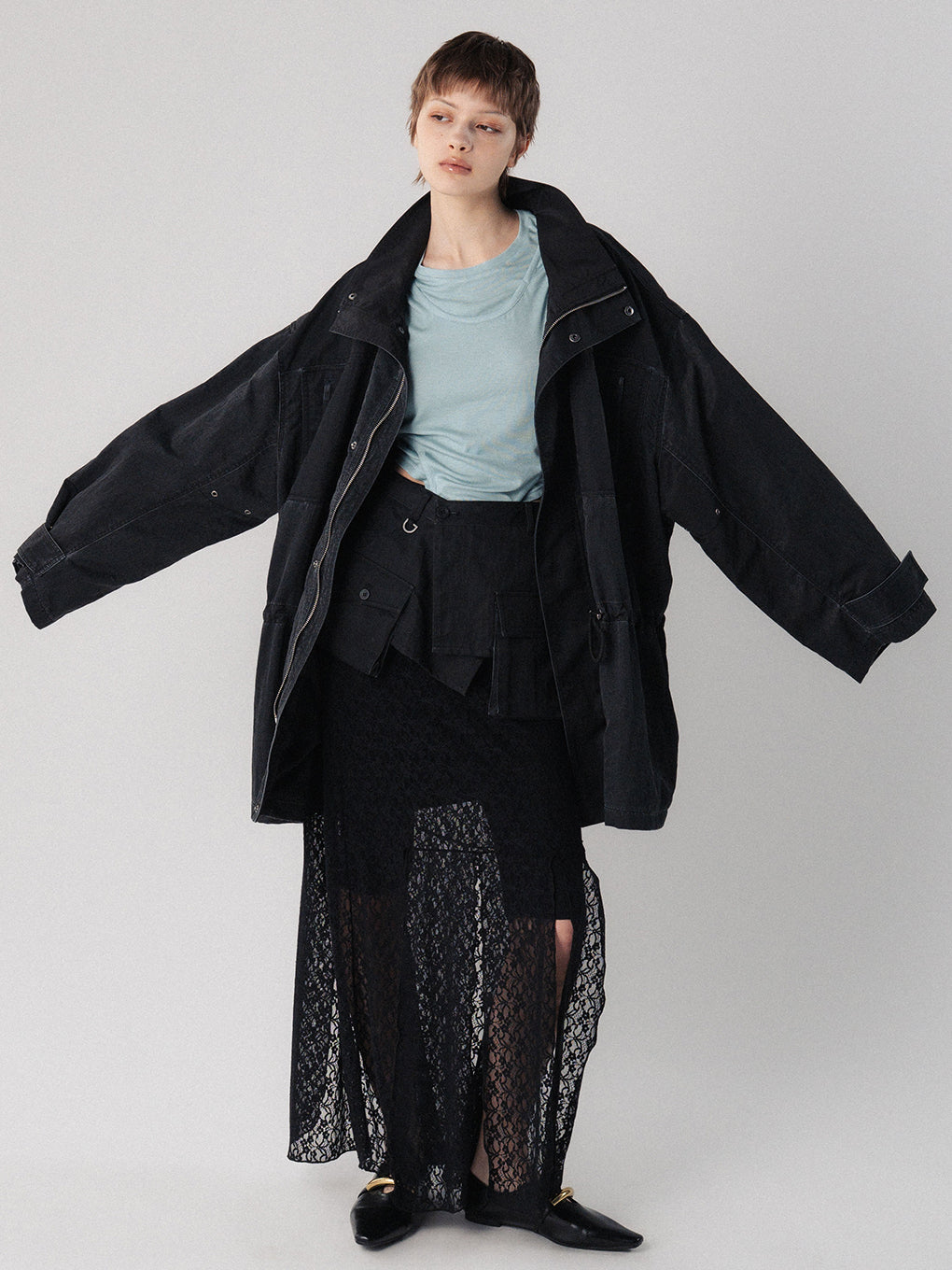 BtoF LACE SQUID SKIRT