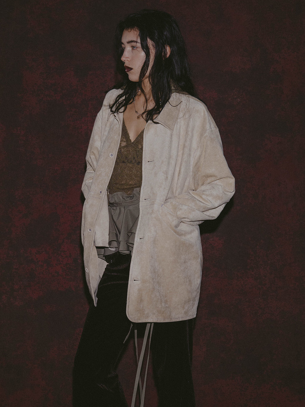 #2 SYNTHETIC SUEDE SHIRT