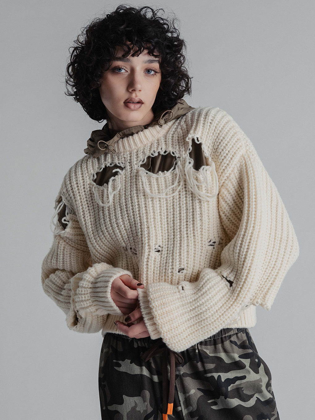 BOROBORO KNIT PULLOVER