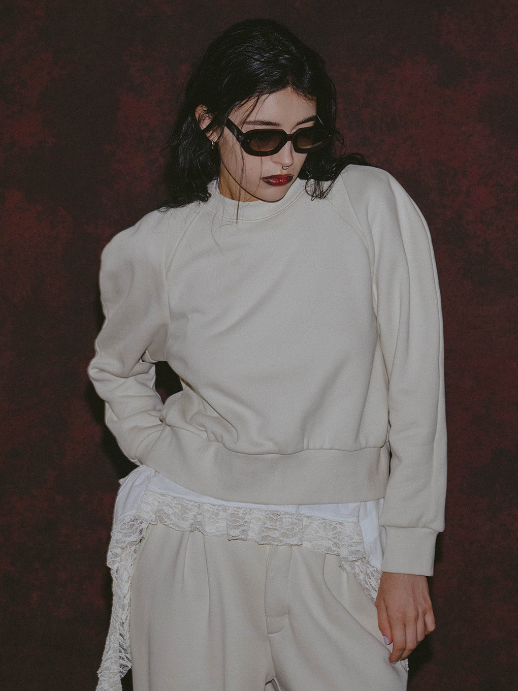FRENCH TERRY COMPACT TOP