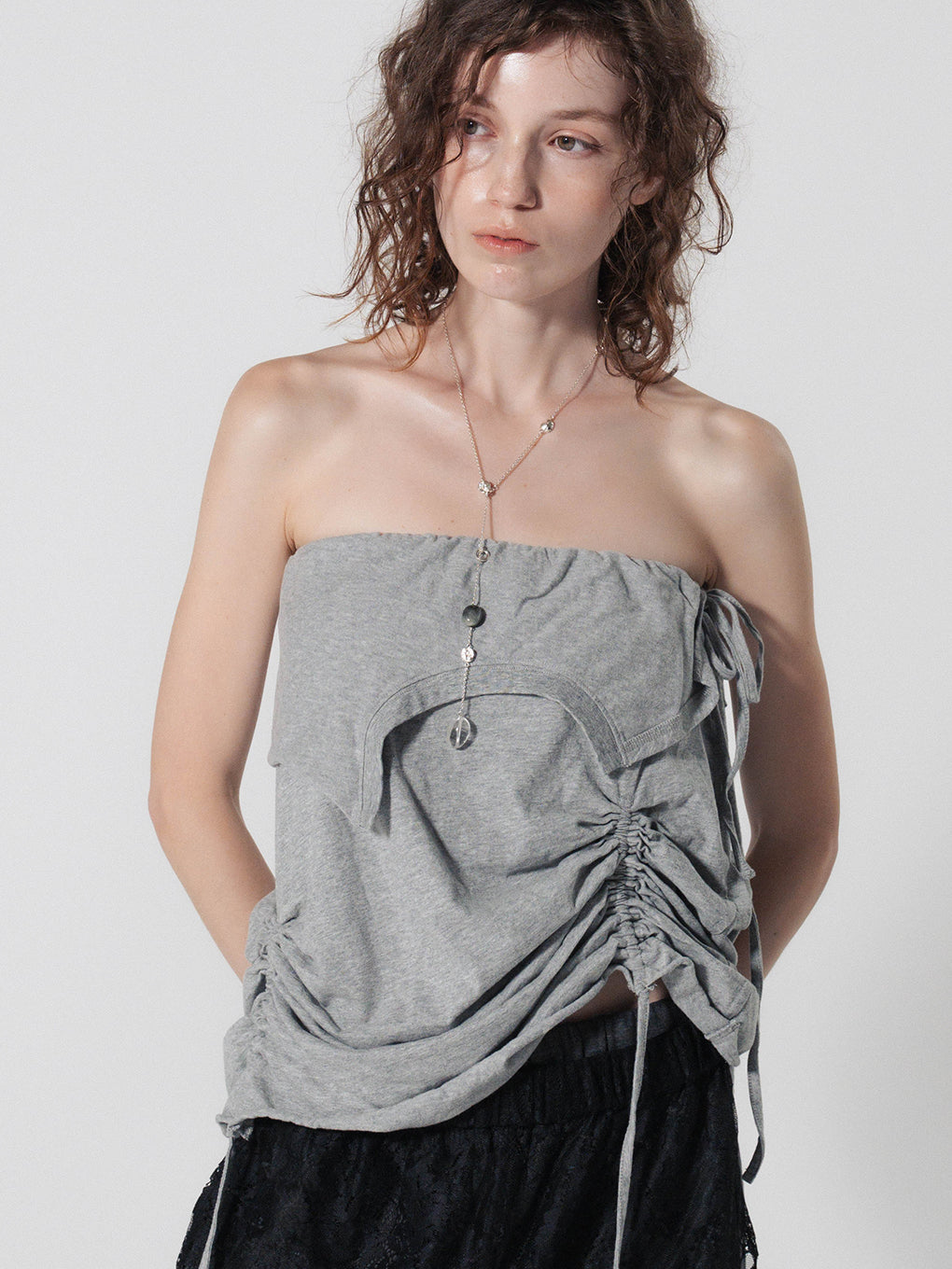 GARDEN QUARTZ LONG NECKLACE