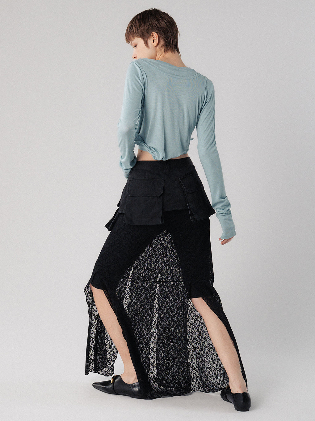 BtoF LACE SQUID SKIRT