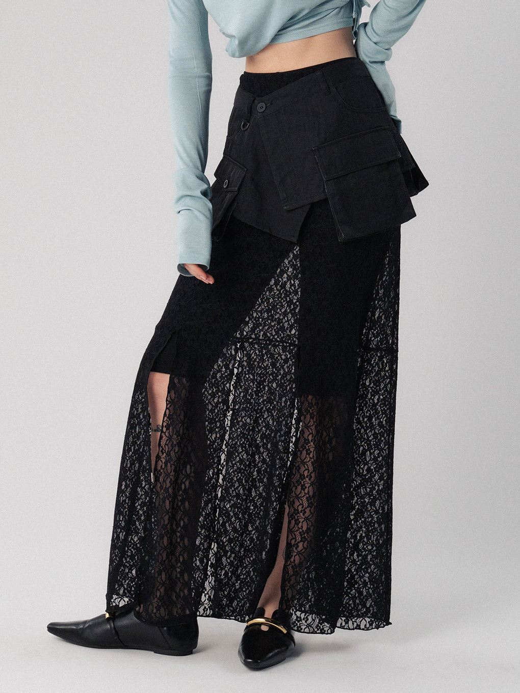 BtoF LACE SQUID SKIRT