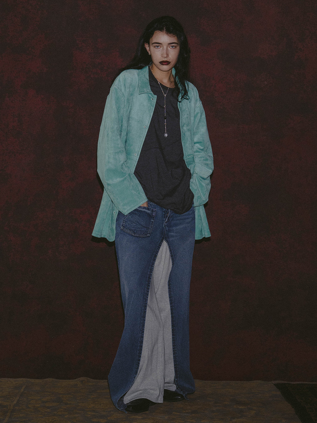 #2 SYNTHETIC SUEDE SHIRT