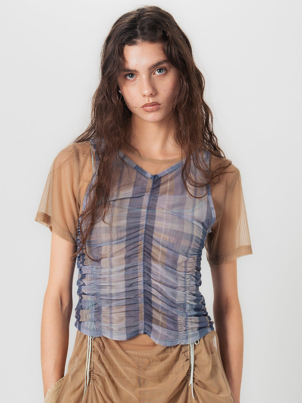 FILMY SHIRRING TOP