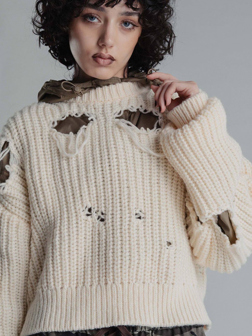 BOROBORO KNIT PULLOVER