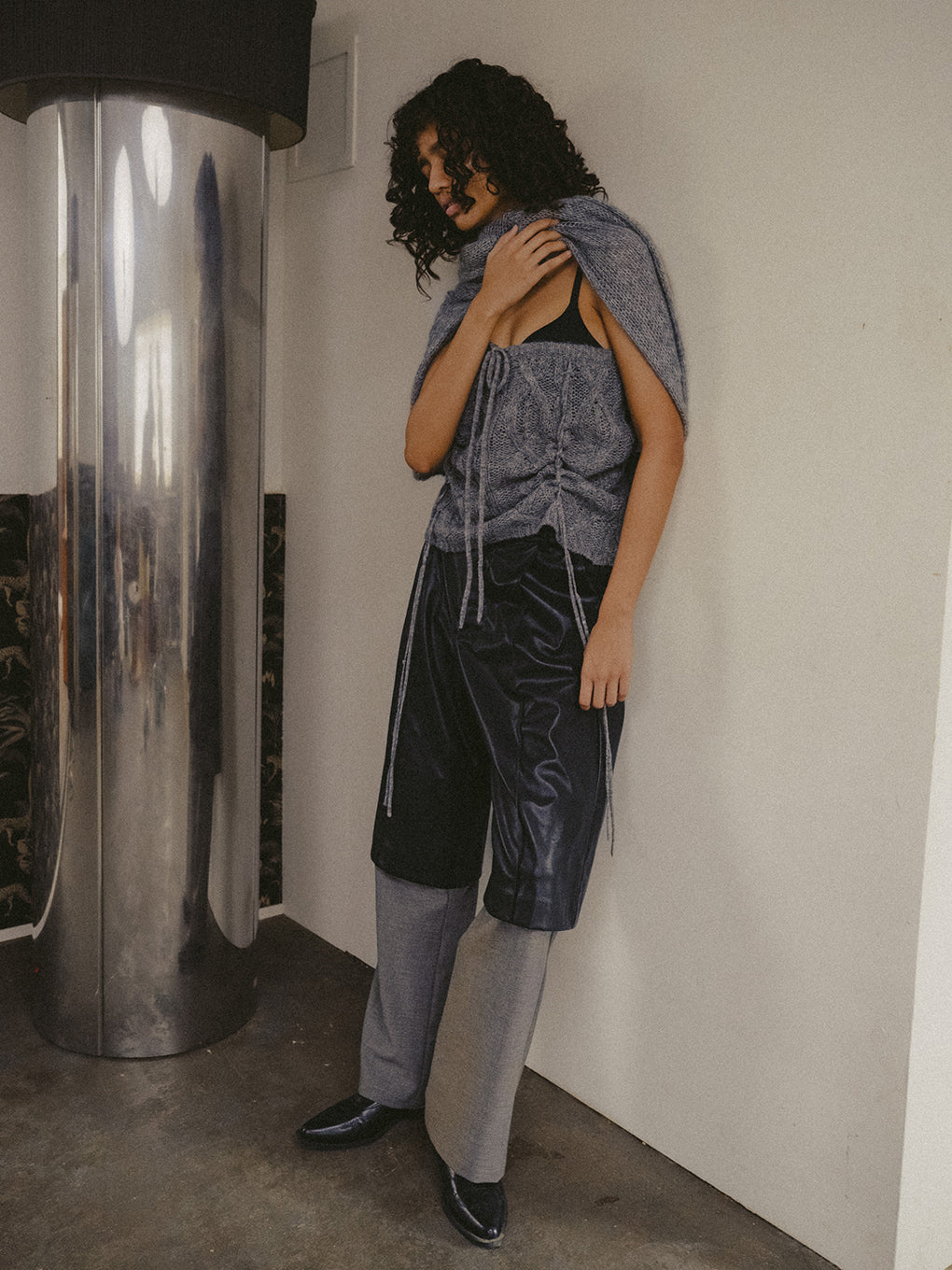 HALF LAYERED PANTS