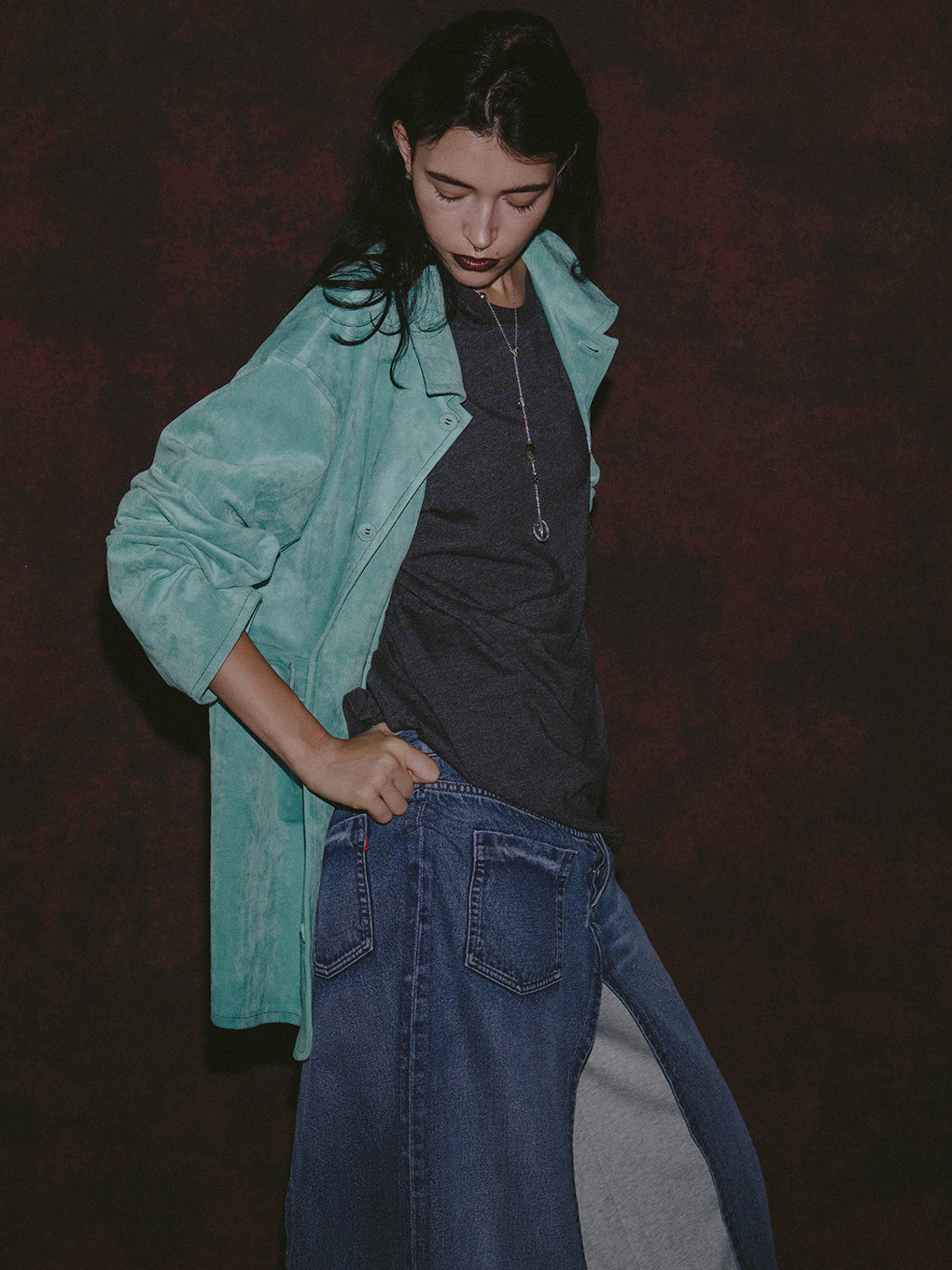 #2 SYNTHETIC SUEDE SHIRT