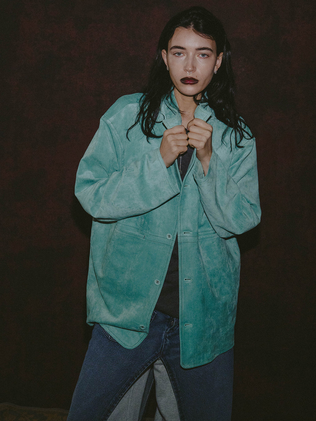 #2 SYNTHETIC SUEDE SHIRT