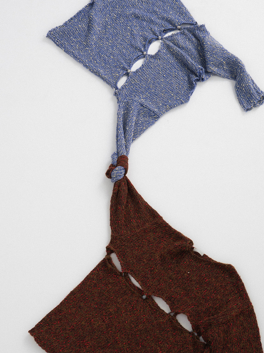 NEP YARN SEPARATE KNIT TOP