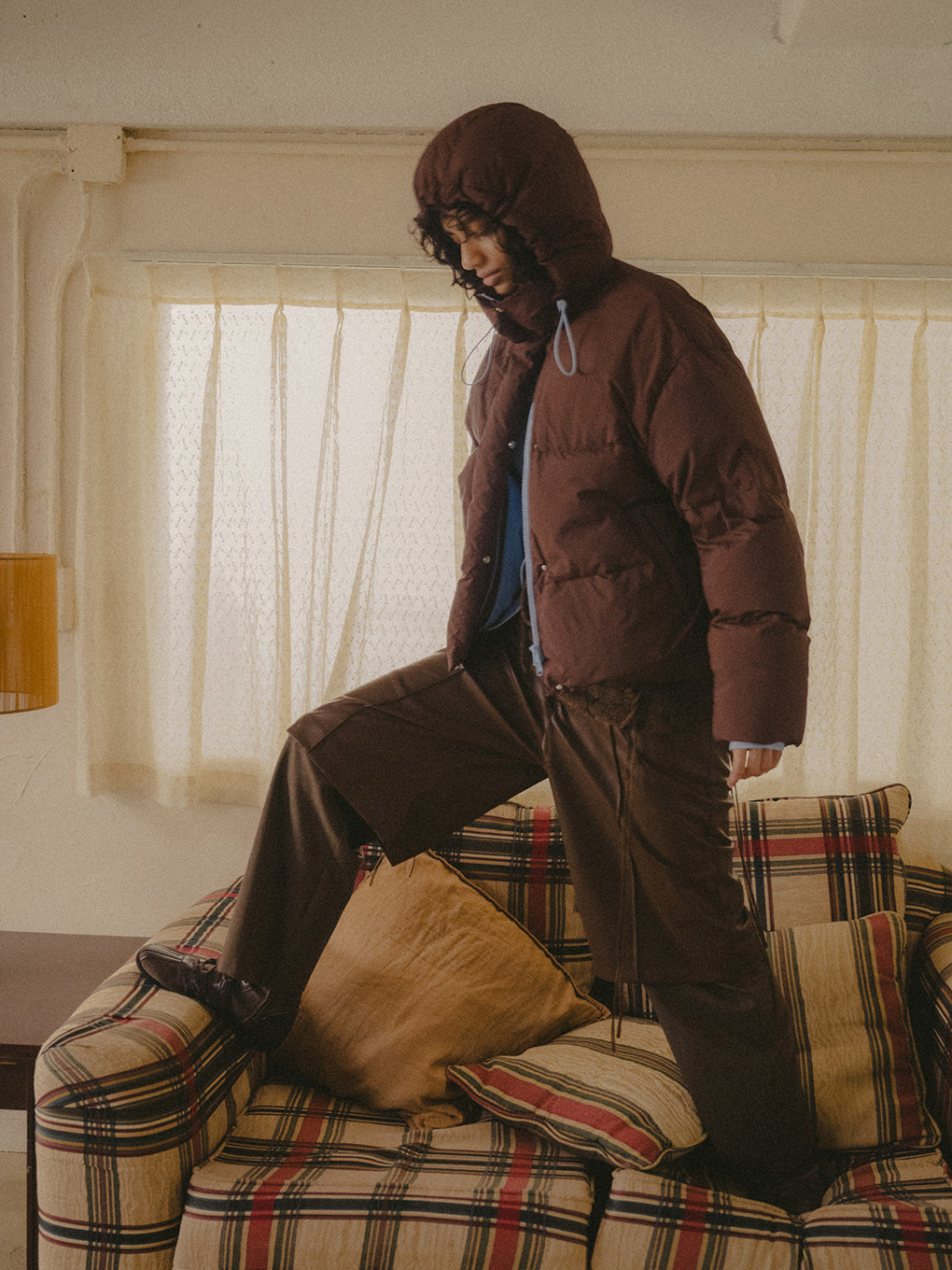 HALF LAYERED PANTS